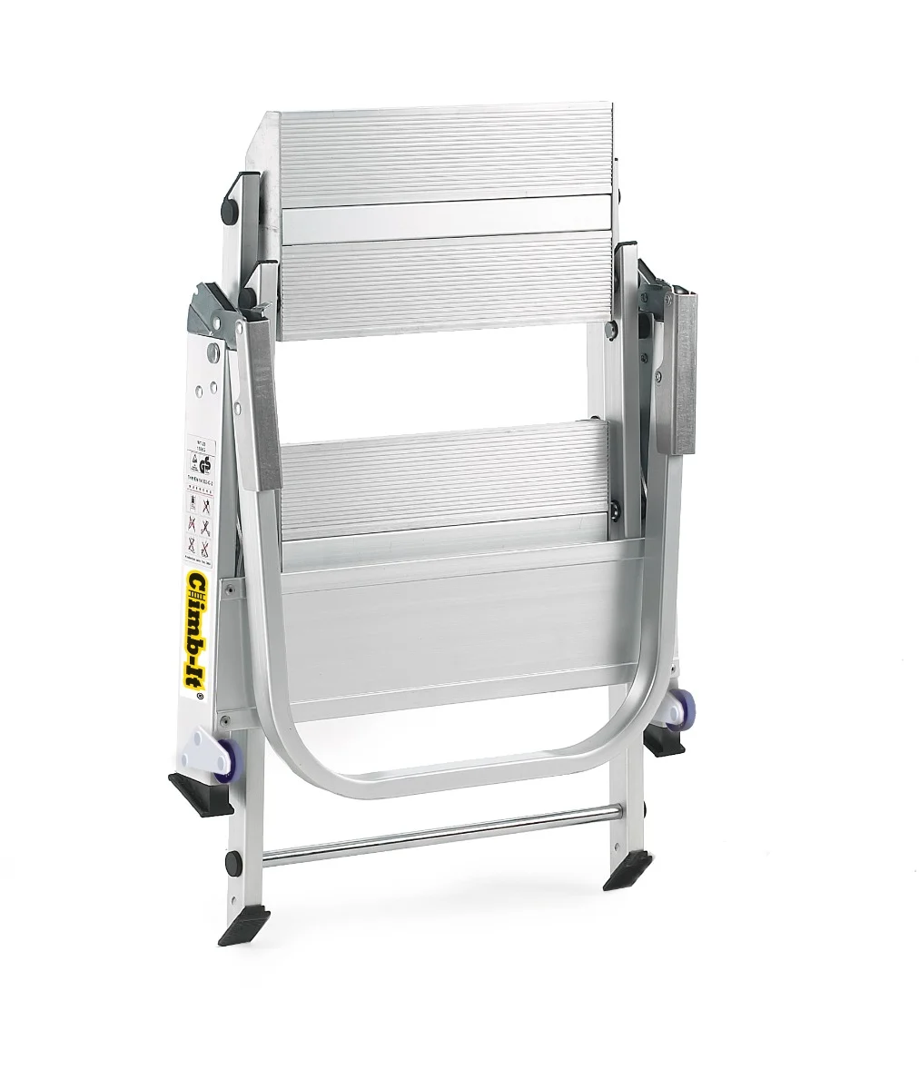 Climb-It Easy Slope Aluminium Folding Leader Steps - Image 2