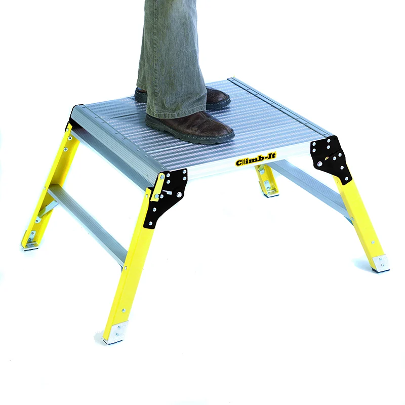 Climb-It Aluminium Platform with Fibre Glass Legs