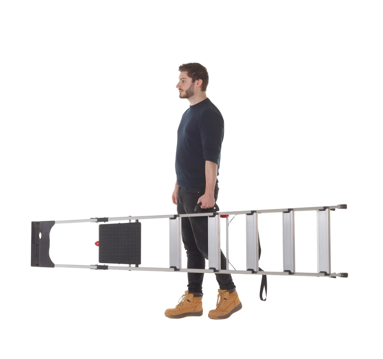 Climb-It Professional Stepladders with Carry Handle - Image 4