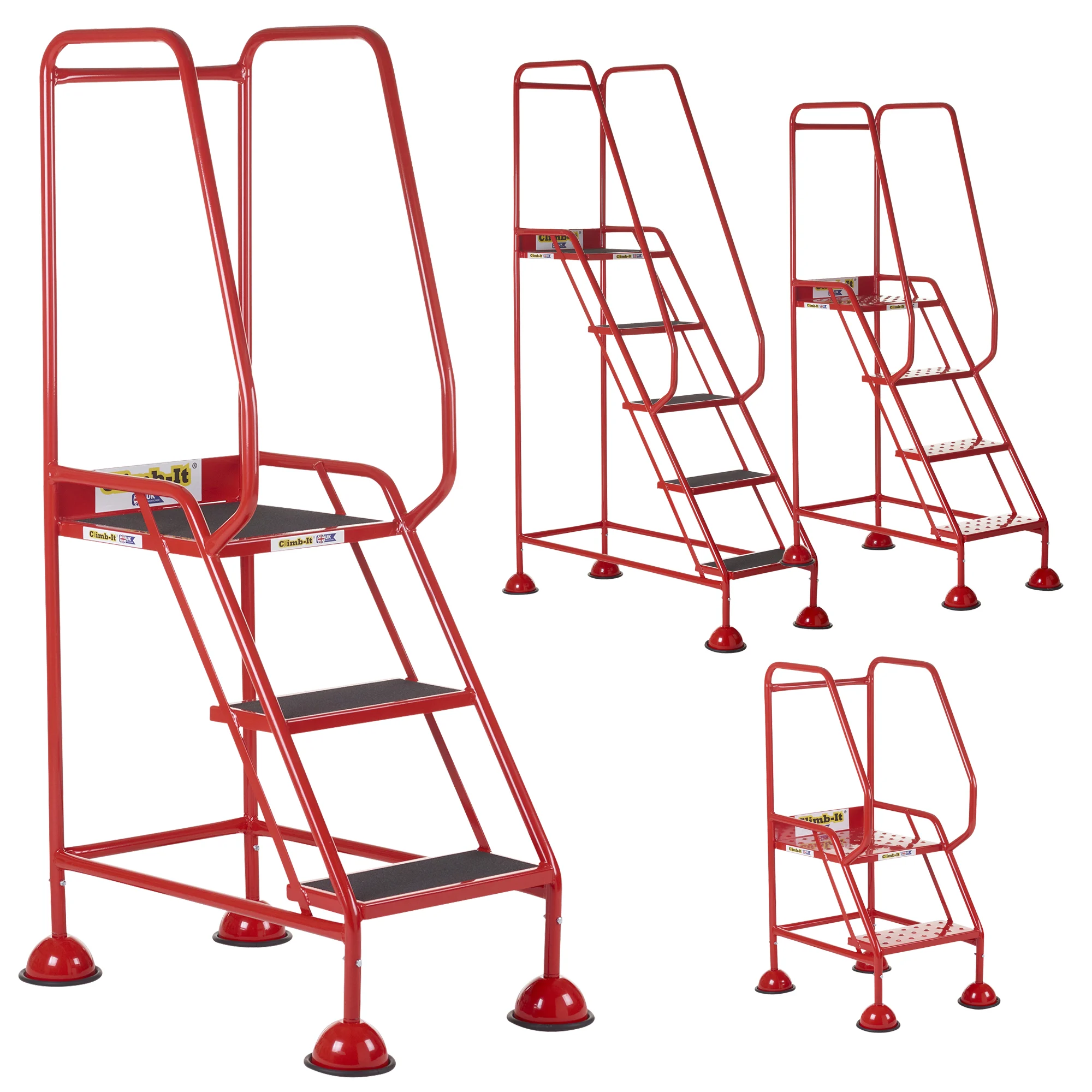 Climb-It UK Domed Feet Steps – Red