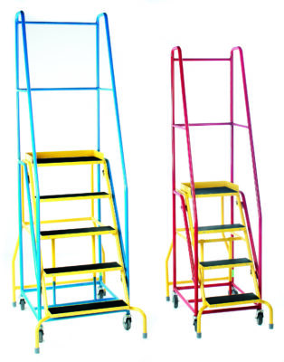 Fort Duplex Double Framed Steps with Phenolic Non-Slip Treads