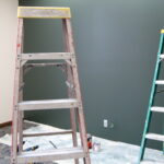 two ladders compliant with ladder safety
